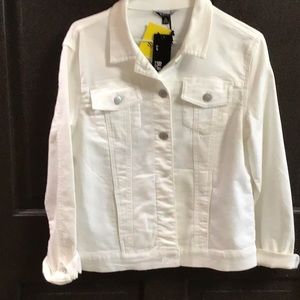 White Jean jacket